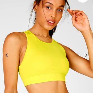 Fabletics Trinity High Impact Sports Bra XS in Leaf